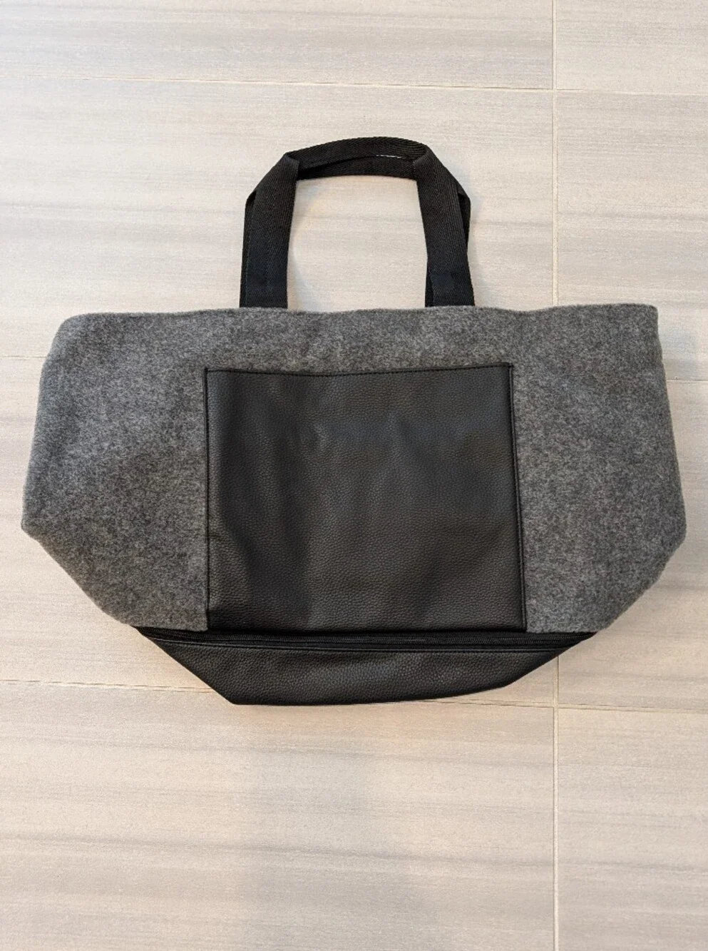 DSW Grey and Black Weekend Duffel Bag